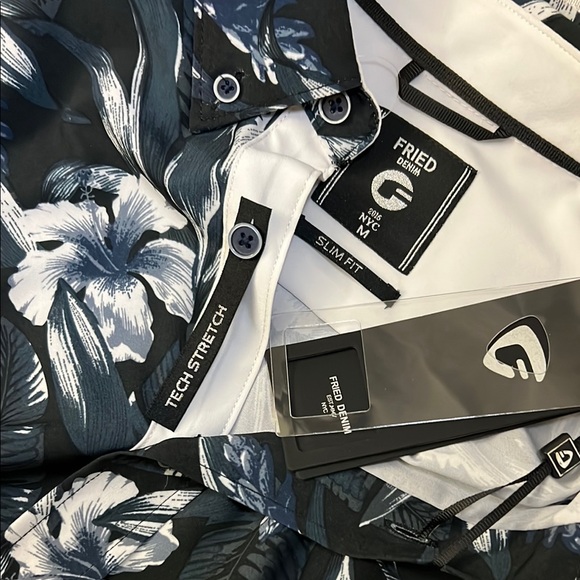 Fried Denim Tech-Stretch Men's Shirt - Picture 3 of 7